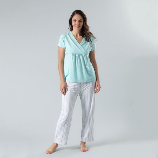 pijama-maternal-top-pantalon-33080-verde-agua